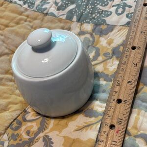 Threshold Porcelain Sugar Bowl with Lid